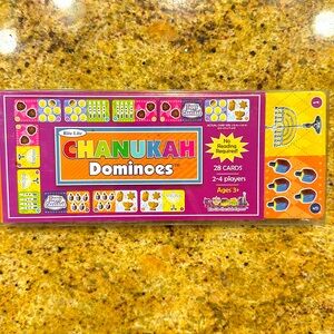 NEW🕎CHANUKAH DOMINOES BY RITE LITE FOR 2-4 PLAYERS - NO READING REQUIRED